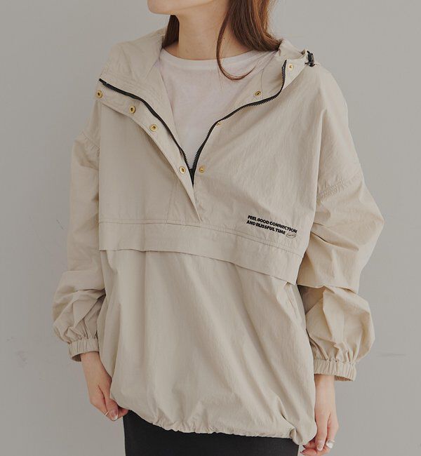  「【F&B】撥水リサイクルナイロンアノラックパーカー」|テーラードジャケット|