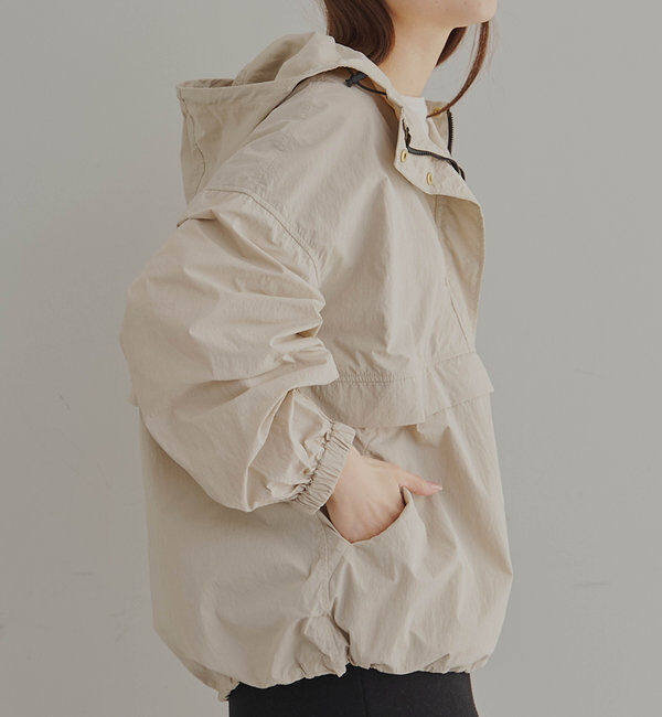  「【F&B】撥水リサイクルナイロンアノラックパーカー」|テーラードジャケット|