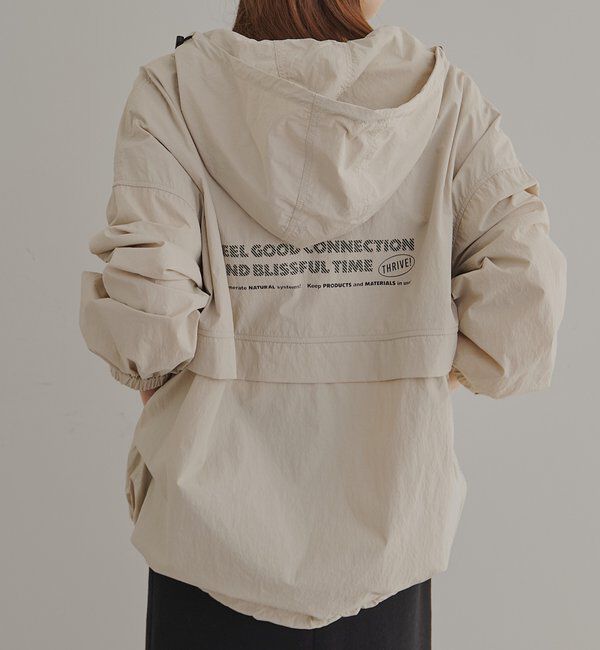  「【F&B】撥水リサイクルナイロンアノラックパーカー」|テーラードジャケット|