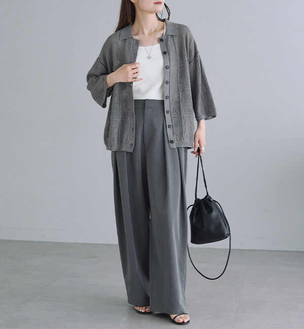  「【リバイバル/WEB限定】ツータックスラックスパンツ」|スラックス|