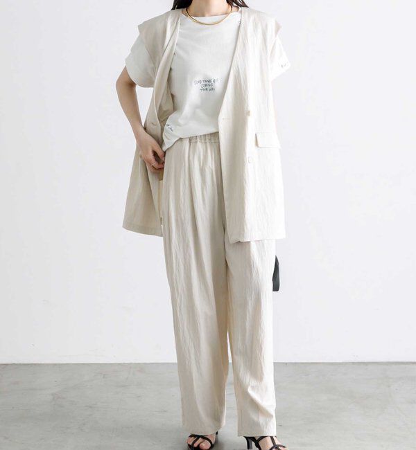 「【リバイバル】レーヨンナイロンウエストゴムイージーパンツ」|その他|