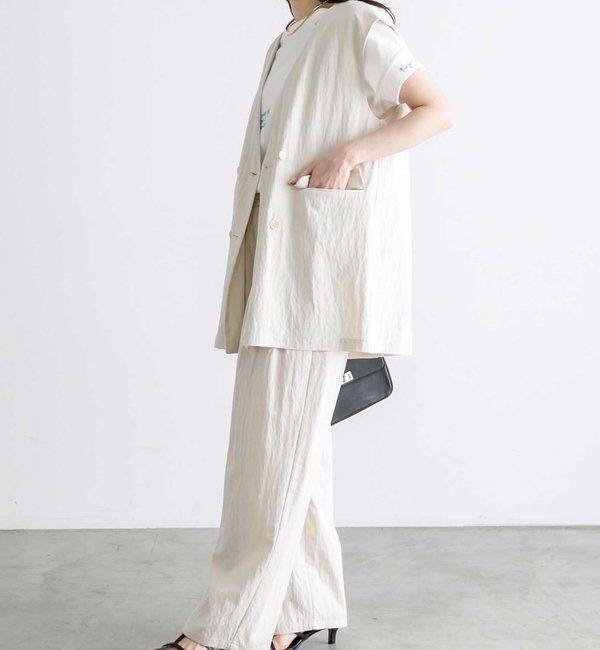  「【リバイバル】レーヨンナイロンウエストゴムイージーパンツ」|その他|