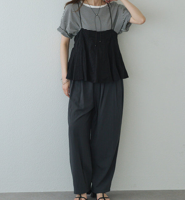  「【リバイバル】レーヨンナイロンウエストゴムイージーパンツ」|その他|