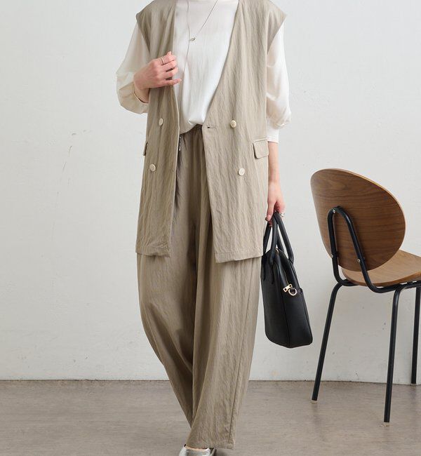  「【リバイバル】レーヨンナイロンウエストゴムイージーパンツ」|その他|