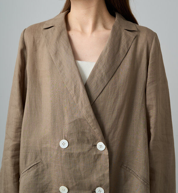  「【WEB限定】ラミーダブルシャツジャケット」|テーラードジャケット|