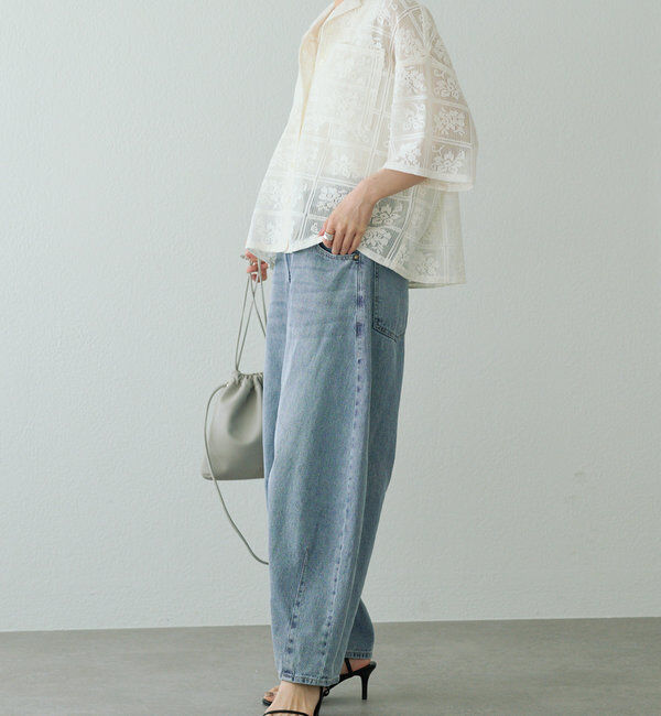  「クロシェット風レースブラウス」|シャツ・ブラウス|