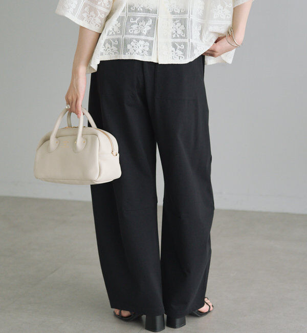  「【接触冷感+抗菌】カーブシルエットカットソーパンツ」|その他|