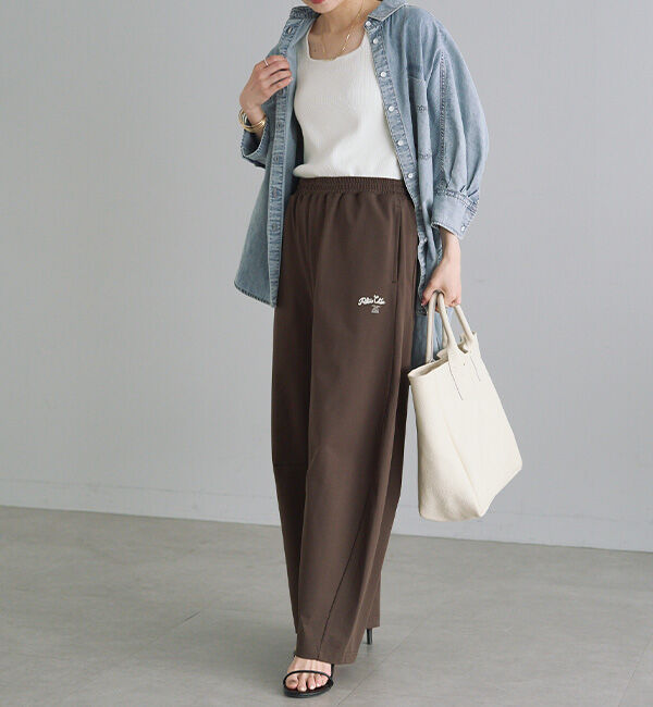  「【接触冷感+抗菌】カーブシルエットカットソーパンツ」|その他|