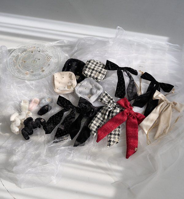  「【Latini】ロゴ付きフェイクファークリップ」|その他|