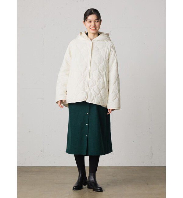 MidiUmi「MidiUmi キルティングリバーシブルフード付きコート」|その他|