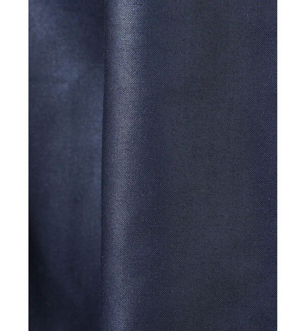 mizuiro ind「mizuiro ind グロッシーワイドハーフスリーブシャツワンピース」|ワンピース|