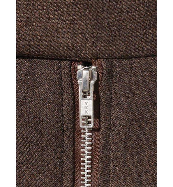 MIDIUMISOLID「MIDIUMISOLID for Ladies フロントジップスカート」|スカート|