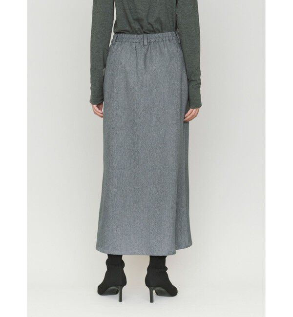 MIDIUMISOLID「MIDIUMISOLID for Ladies フロントジップスカート」|スカート|