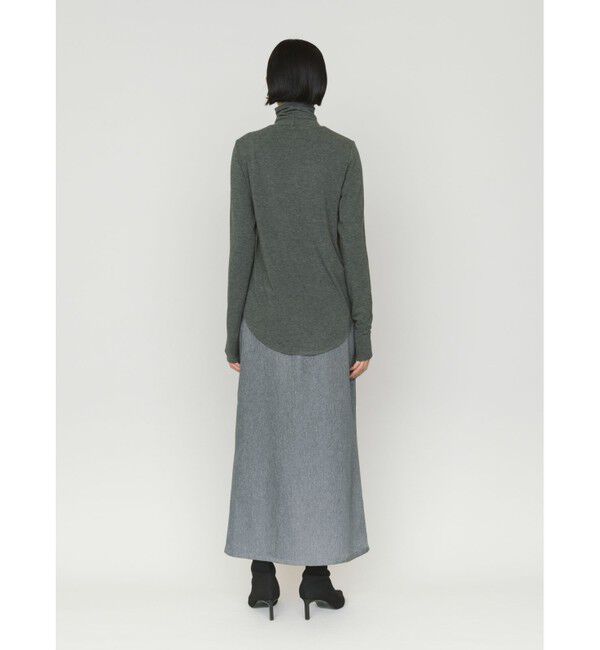 MIDIUMISOLID「MIDIUMISOLID for Ladies フロントジップスカート」|スカート|