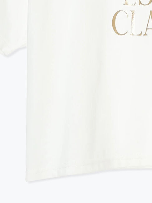 Te chichi TERRASSE「【接触冷感】箔プリントクロップドTシャツ」|Tシャツ・カットソー|