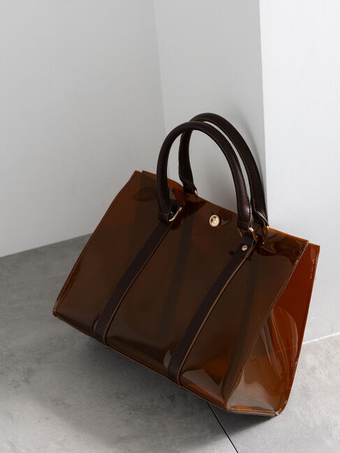 Te chichi「TPUクリアバッグ」|その他|ブラウン