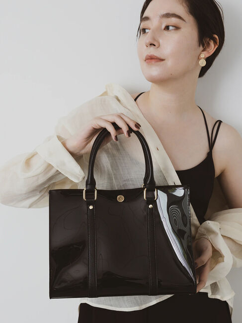 Te chichi「TPUクリアバッグ」|その他|ブラック