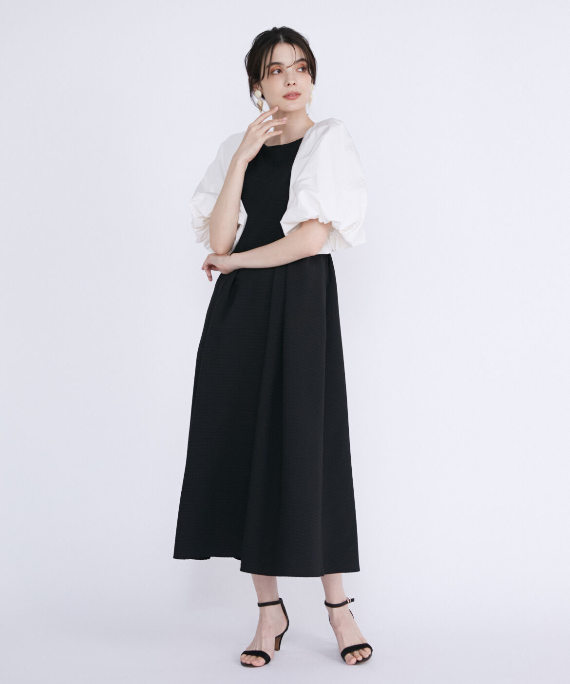 Maglie le cassetto「バルーンスリーブワンピース」|ワンピース|