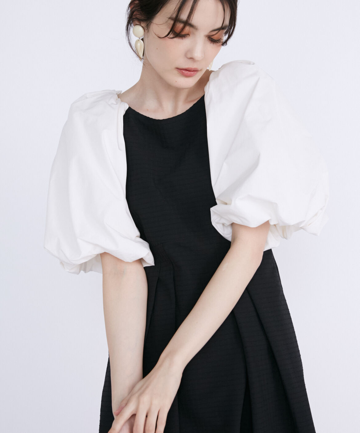 Maglie le cassetto「バルーンスリーブワンピース」|ワンピース|