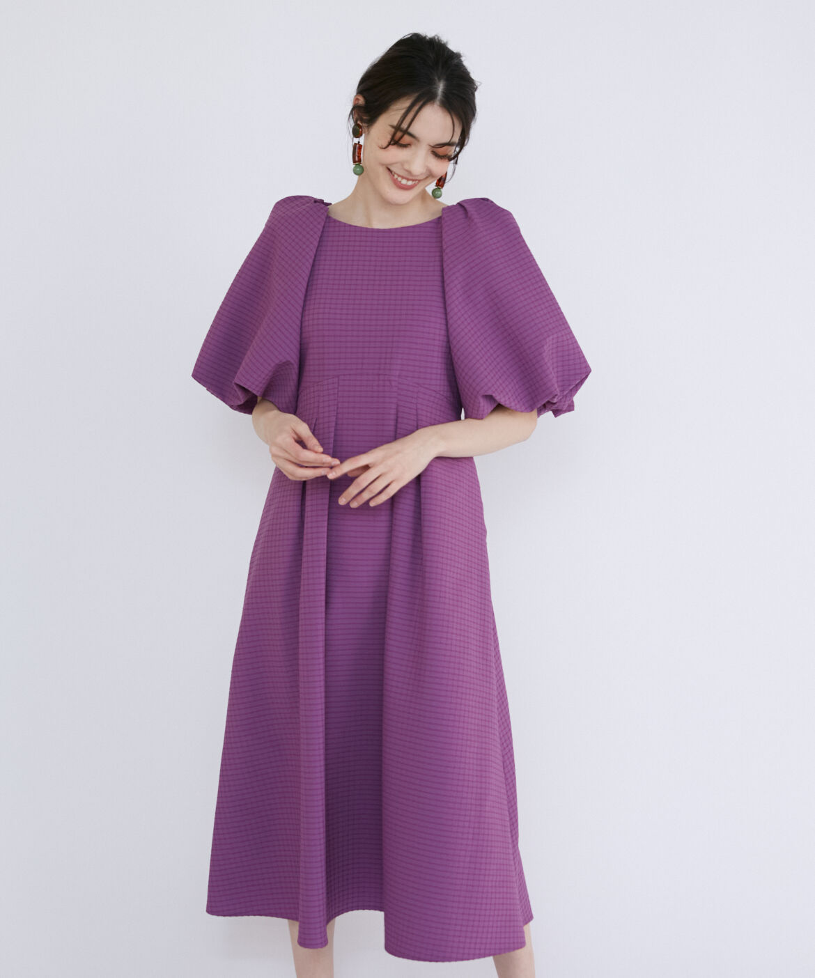 Maglie le cassetto「バルーンスリーブワンピース」|ワンピース|