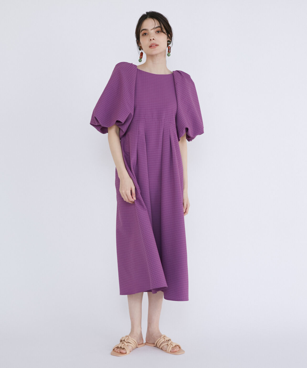 Maglie le cassetto「バルーンスリーブワンピース」|ワンピース|