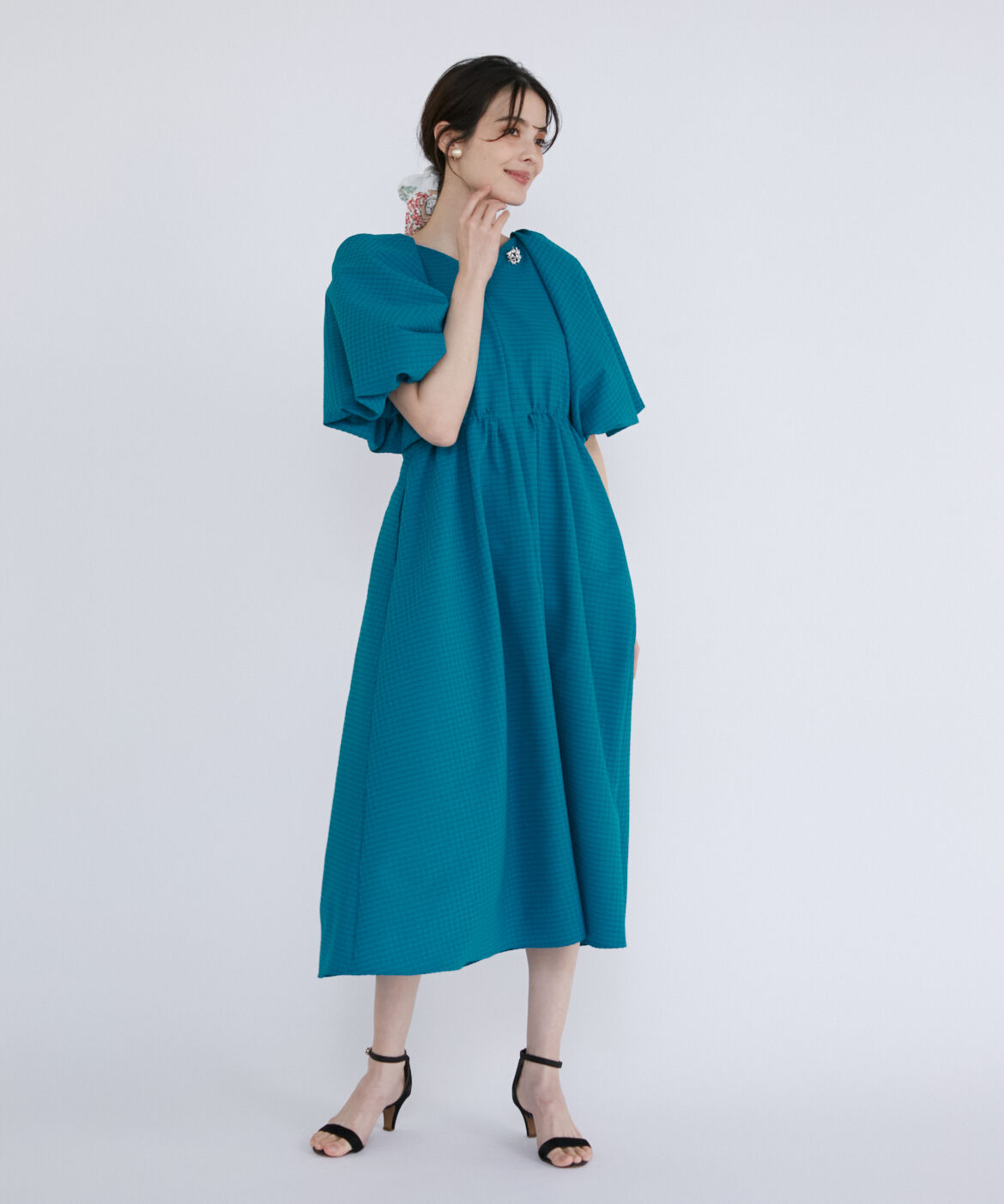 Maglie le cassetto「バルーンスリーブワンピース」|ワンピース|