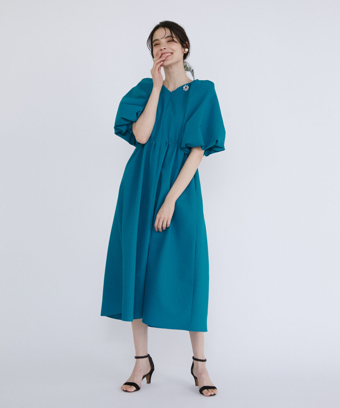 Maglie le cassetto「バルーンスリーブワンピース」|ワンピース|