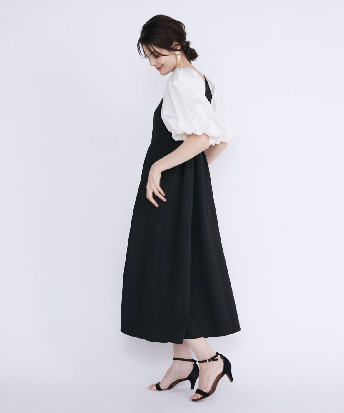 Maglie le cassetto「バルーンスリーブワンピース」|ワンピース|