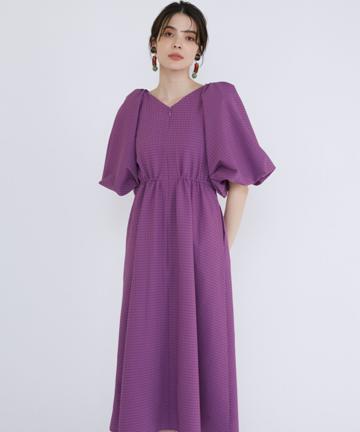 Maglie le cassetto「バルーンスリーブワンピース」|ワンピース|