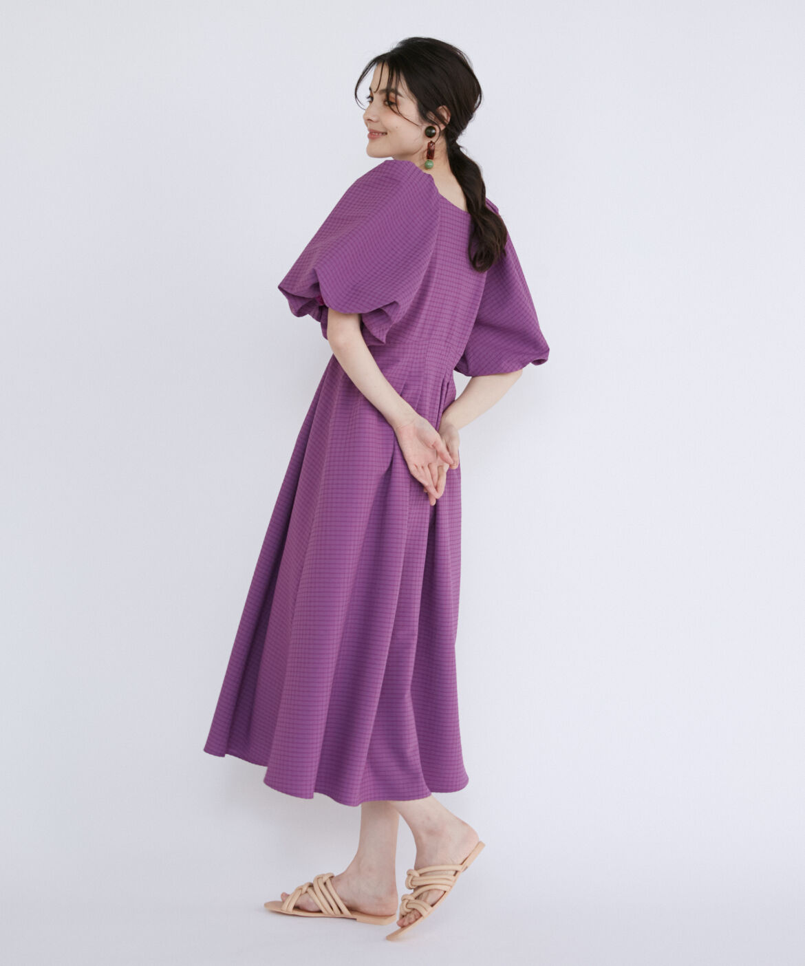 Maglie le cassetto「バルーンスリーブワンピース」|ワンピース|