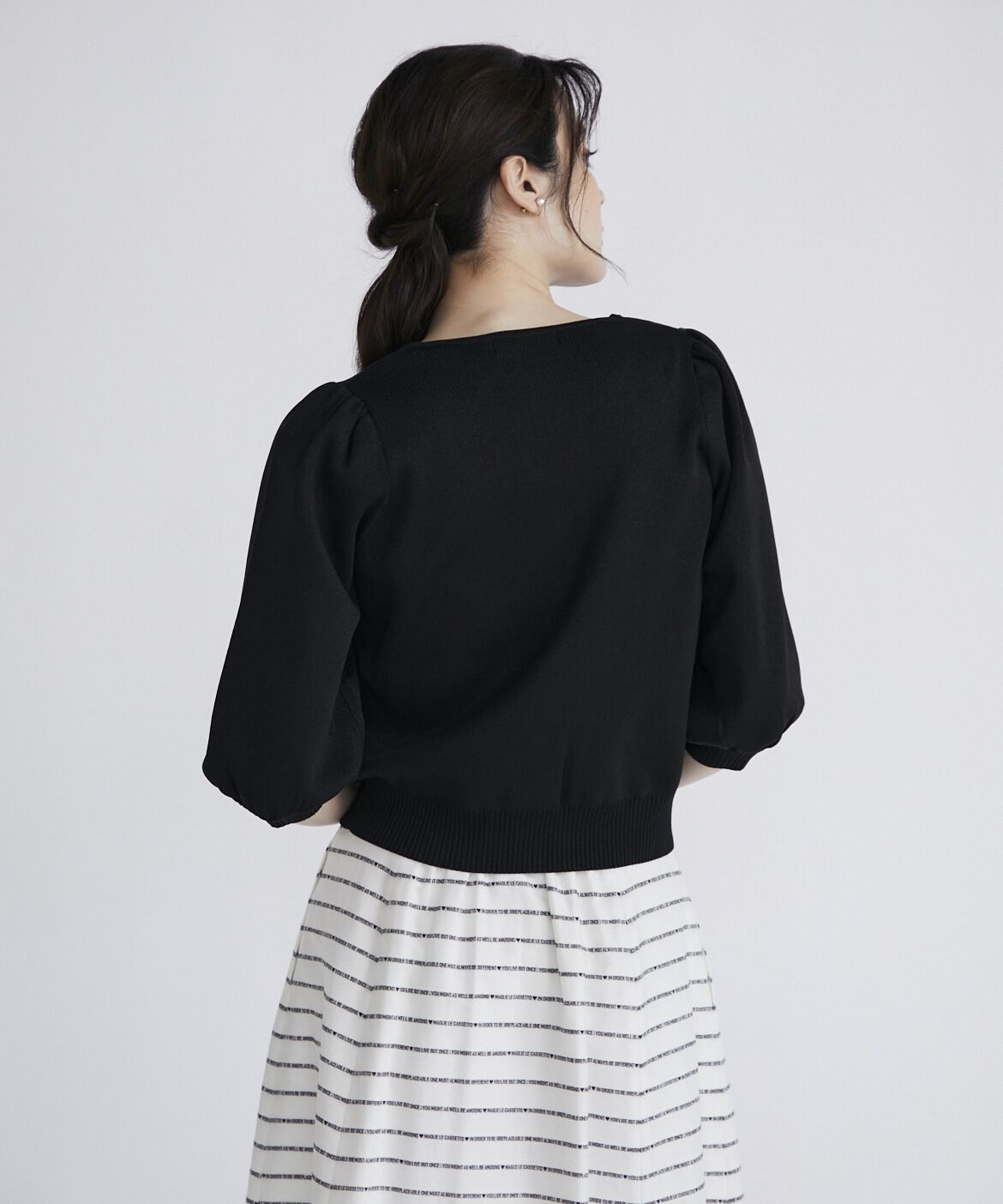 Maglie le cassetto「スクエアネックカーディガン」|カーディガン|