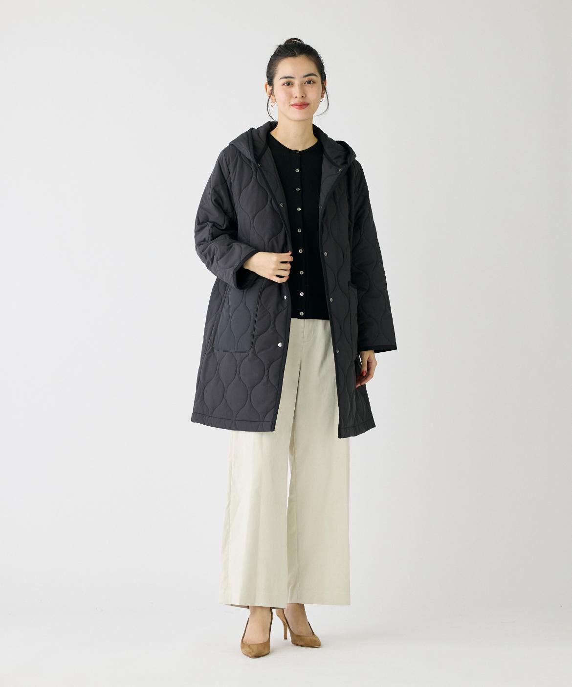 I.T.'S international「フード付きキルティングコート《LIMONTA EAST》」|その他|