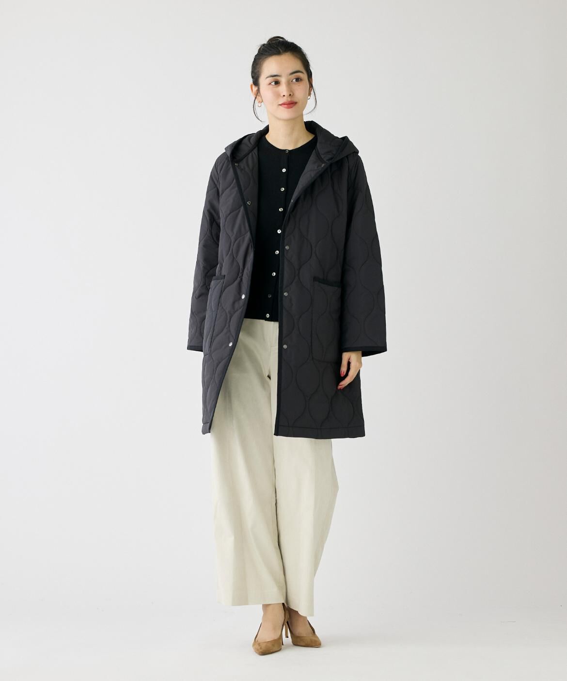 I.T.'S international「フード付きキルティングコート《LIMONTA EAST》」|その他|