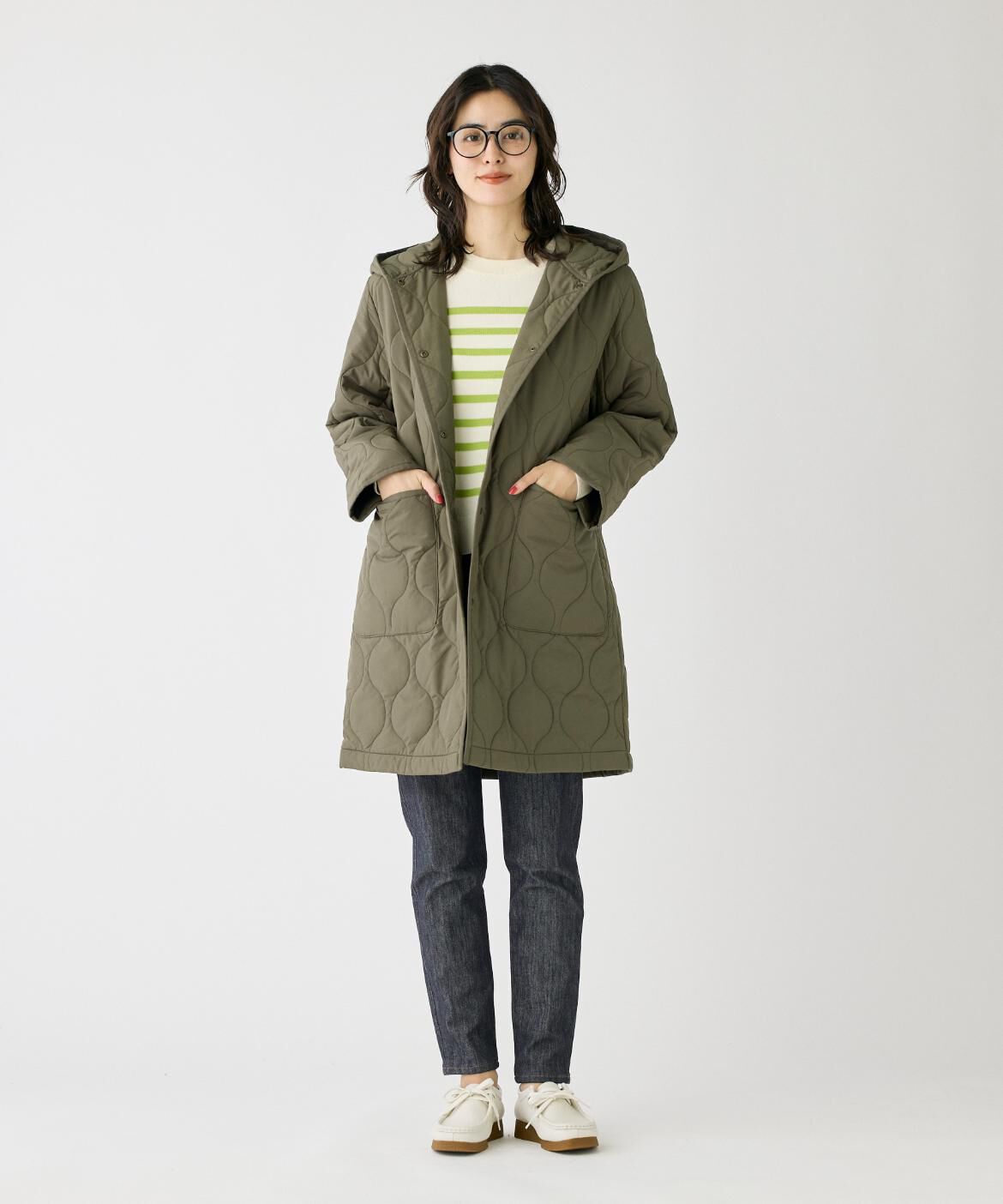 I.T.'S international「フード付きキルティングコート《LIMONTA EAST》」|その他|