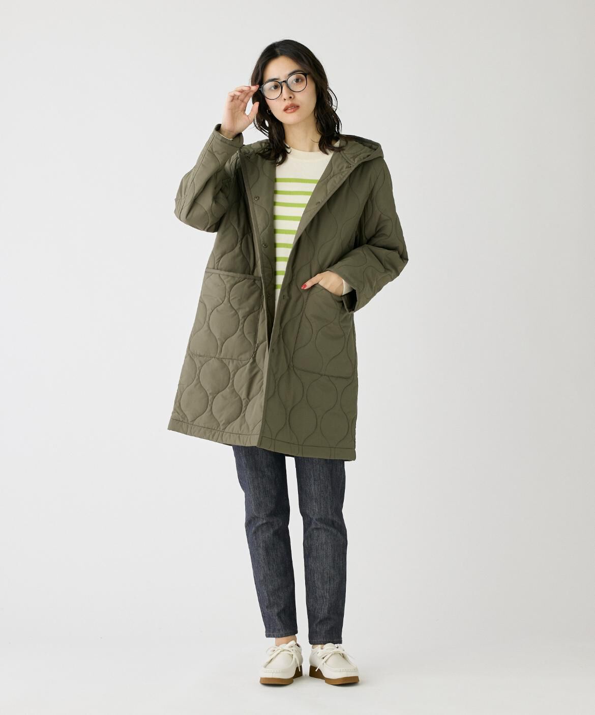 I.T.'S international「フード付きキルティングコート《LIMONTA EAST》」|その他|