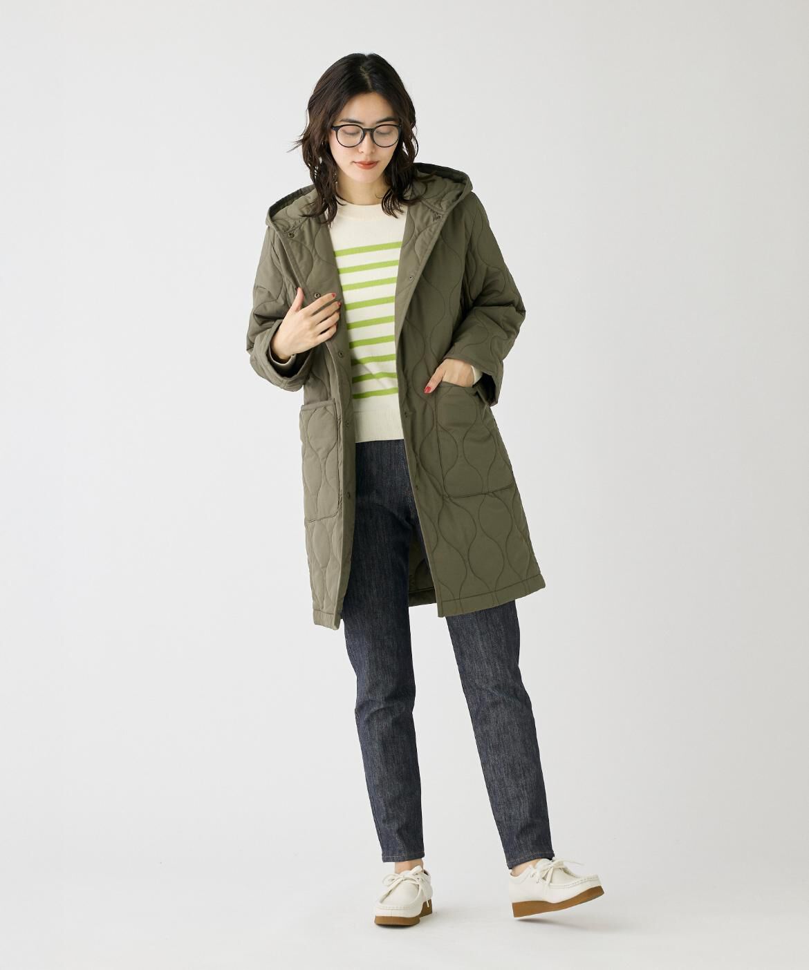 I.T.'S international「フード付きキルティングコート《LIMONTA EAST》」|その他|