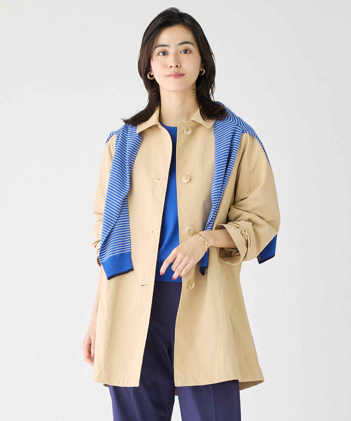 DAY by DAY it&rsquo;s international「ステンカラーコート」|ステンカラーコート|ベージュ2