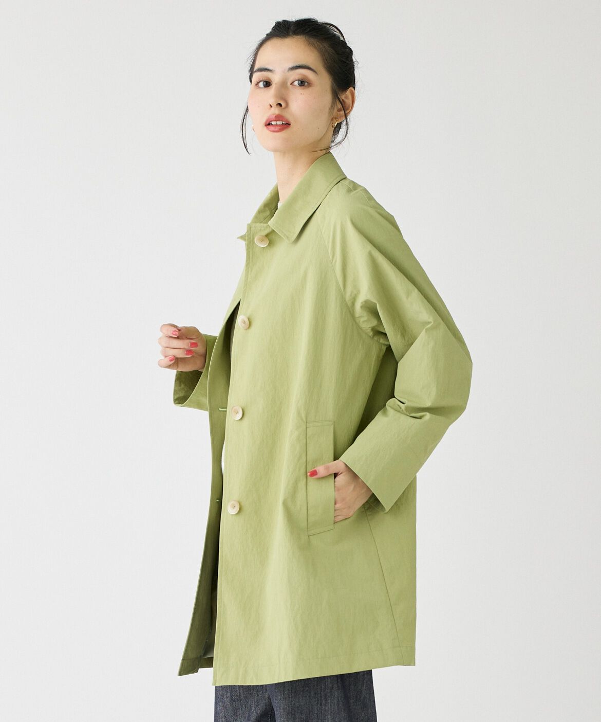 DAY by DAY it&rsquo;s international「ステンカラーコート」|ステンカラーコート|キミドリ1