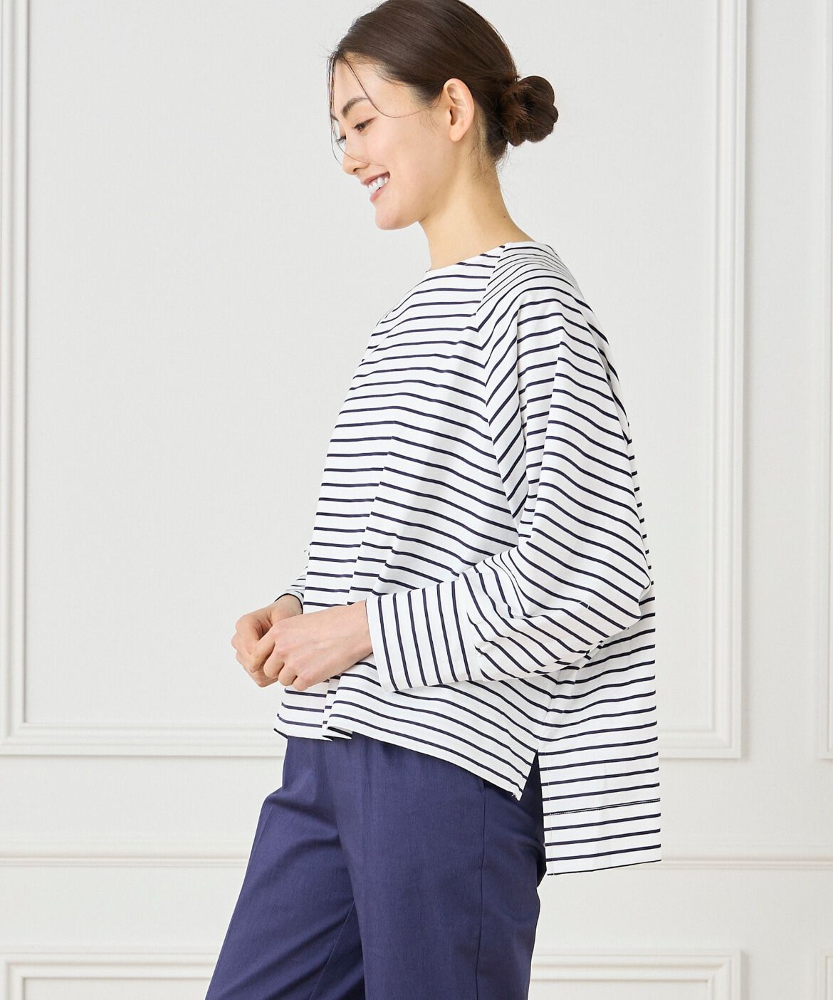 DAY by DAY it&rsquo;s international「ラグランスリーブプルオーバーカットソー」|Tシャツ・カットソー|ネイビー