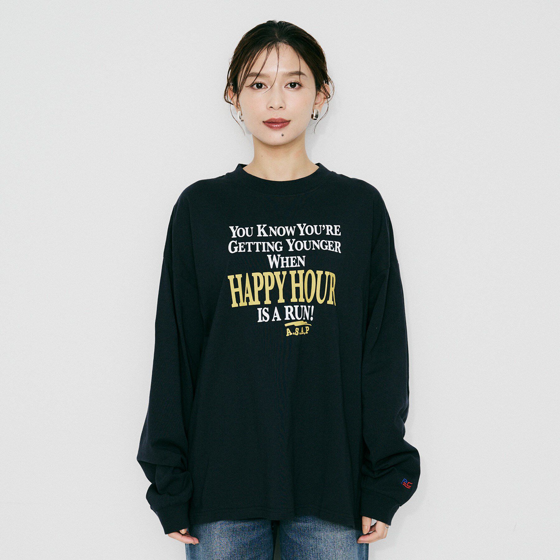 UNTITLED「【PARROTT CANVAS】ハッピーアワーL／Sティーシャツ」|Tシャツ・カットソー|