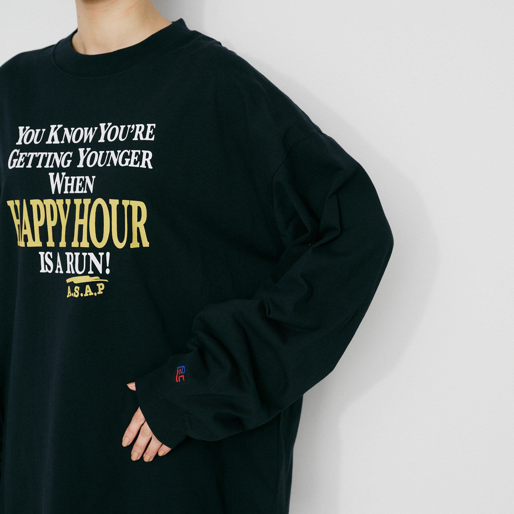 UNTITLED「【PARROTT CANVAS】ハッピーアワーL／Sティーシャツ」|Tシャツ・カットソー|