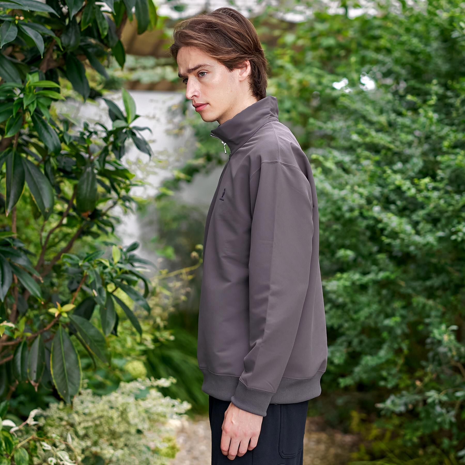 DRESSTERIOR「ダブルクロス裏起毛 ハーフジッププルオーバー」|Tシャツ・カットソー|