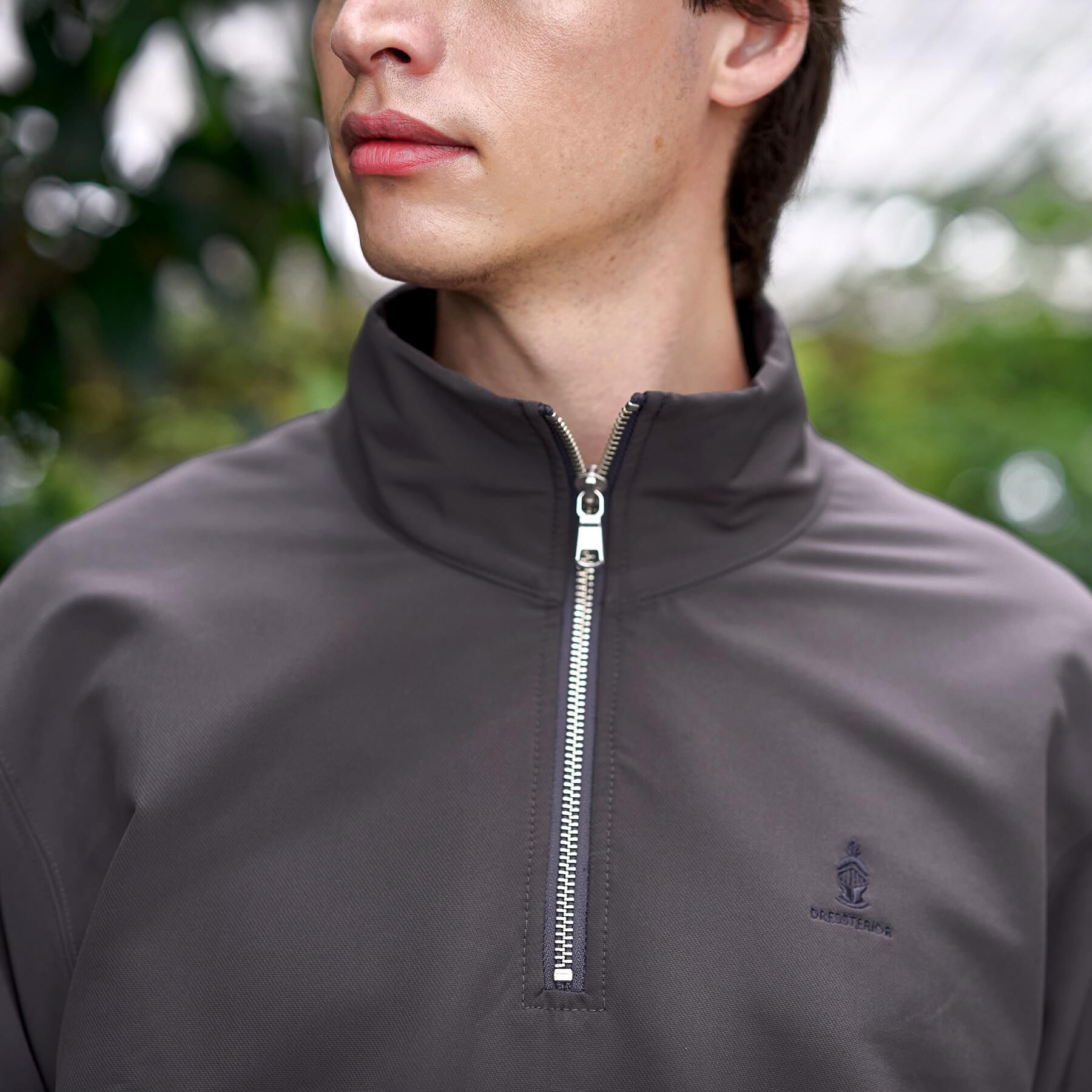 DRESSTERIOR「ダブルクロス裏起毛 ハーフジッププルオーバー」|Tシャツ・カットソー|