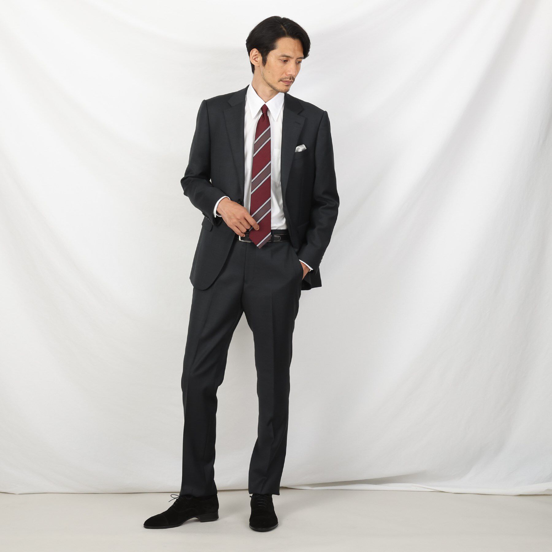 TAKEO KIKUCHI「シャイニーシャークピンヘッド スーツ/3ピース対応可」|スーツ|