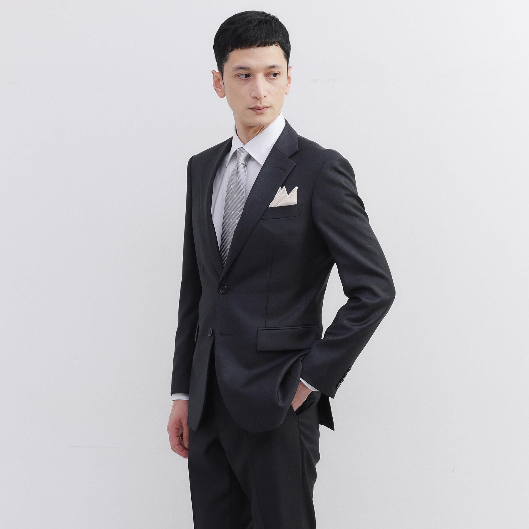 TAKEO KIKUCHI「シャイニーシャークピンヘッド スーツ/3ピース対応可」|スーツ|