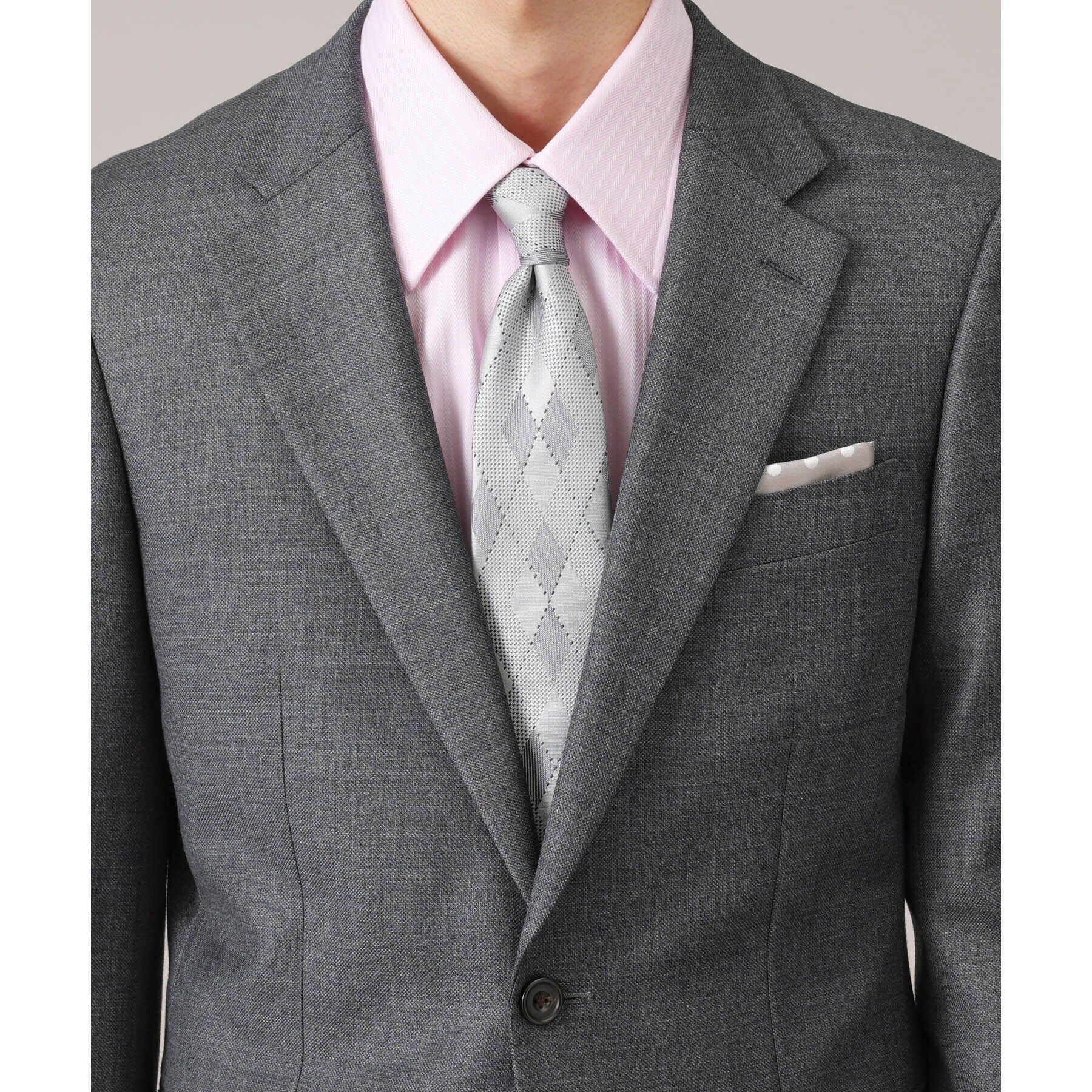 TAKEO KIKUCHI「【ベストセラー/ Made in JAPAN】シャドーアーガイル シルクネクタイ」|ネクタイ・蝶ネクタイ|