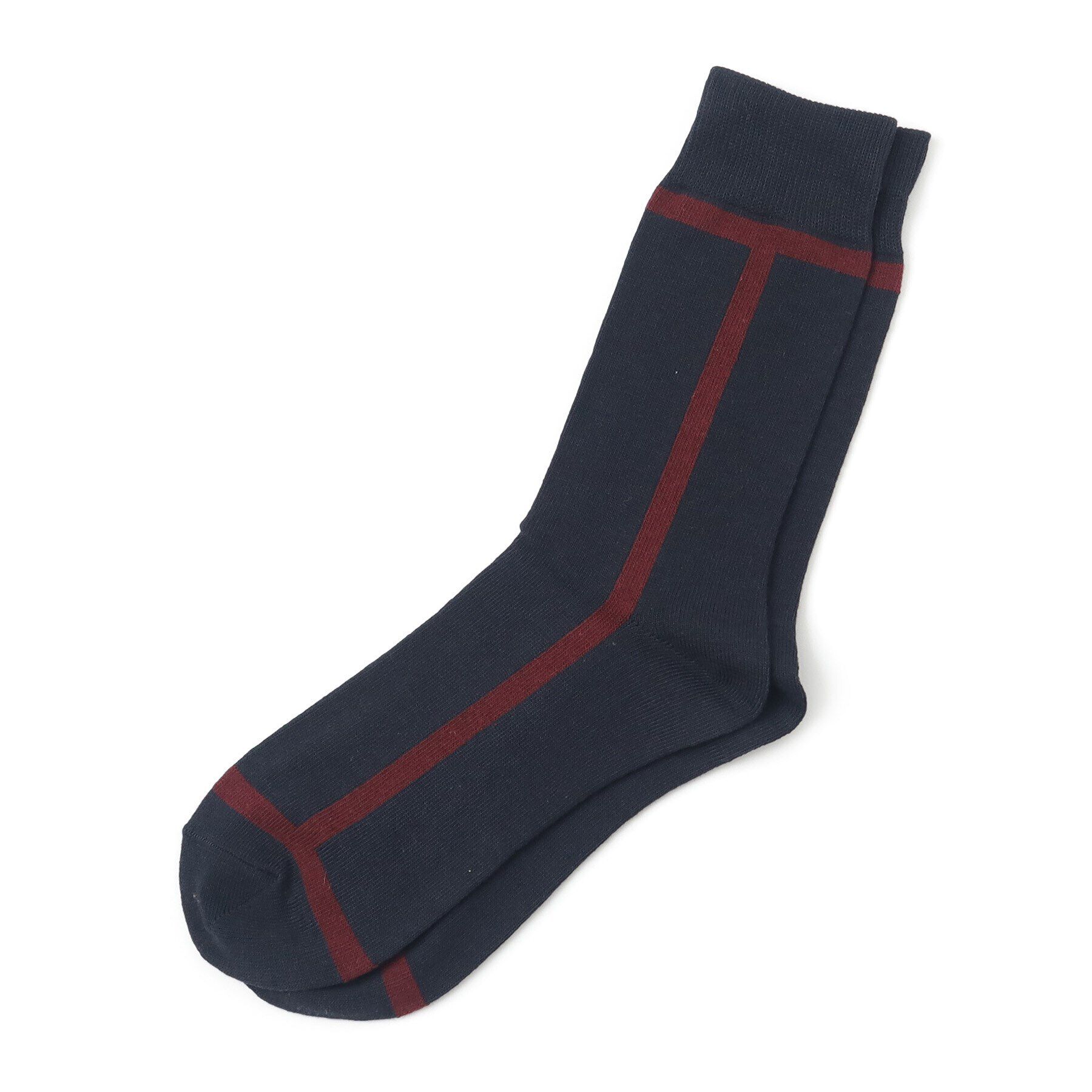 tk.TAKEO KIKUCHI「アソートラインソックス」|ソックス|ネイビー(093)