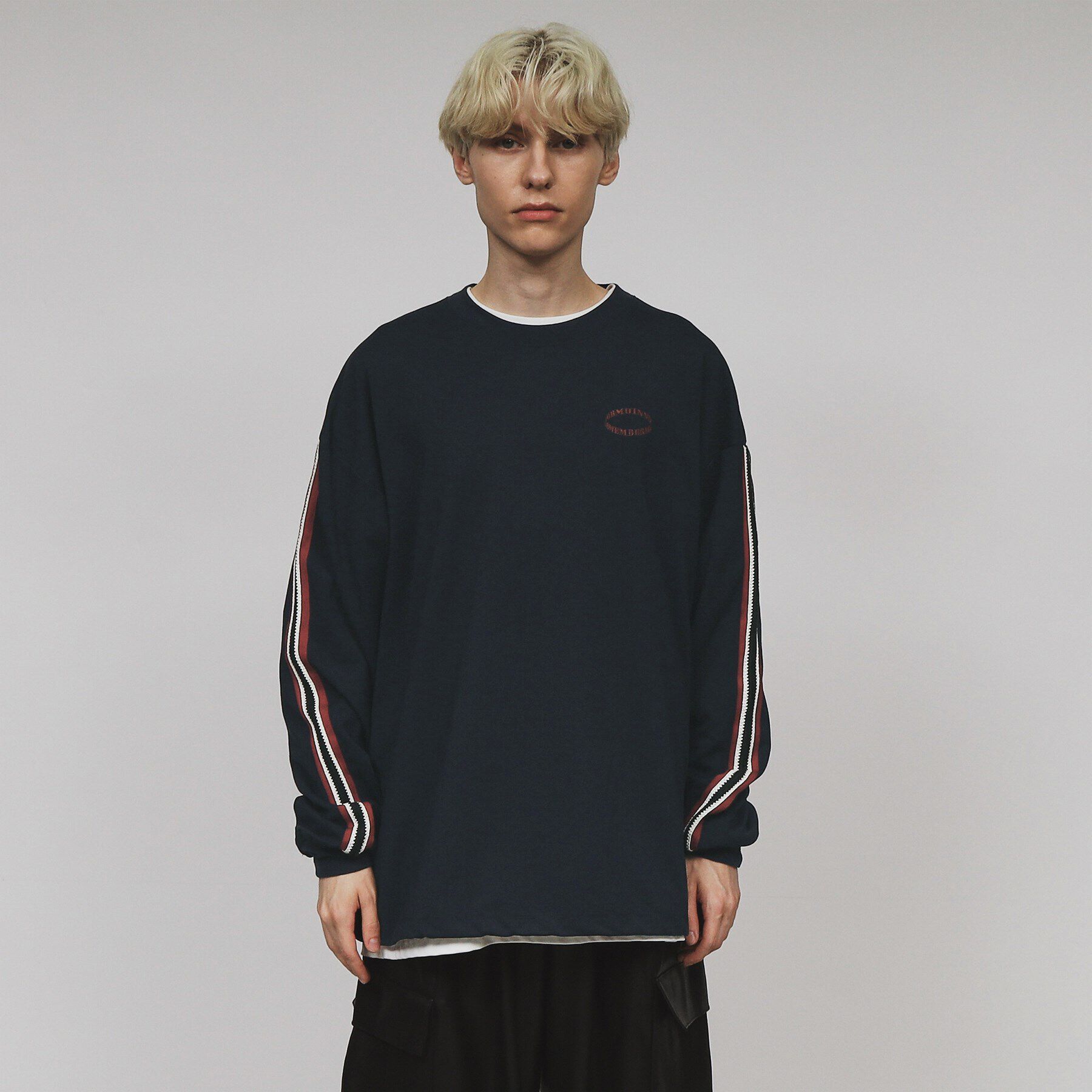 tk.TAKEO KIKUCHI「サークルロゴラインカットソー」|Tシャツ・カットソー|