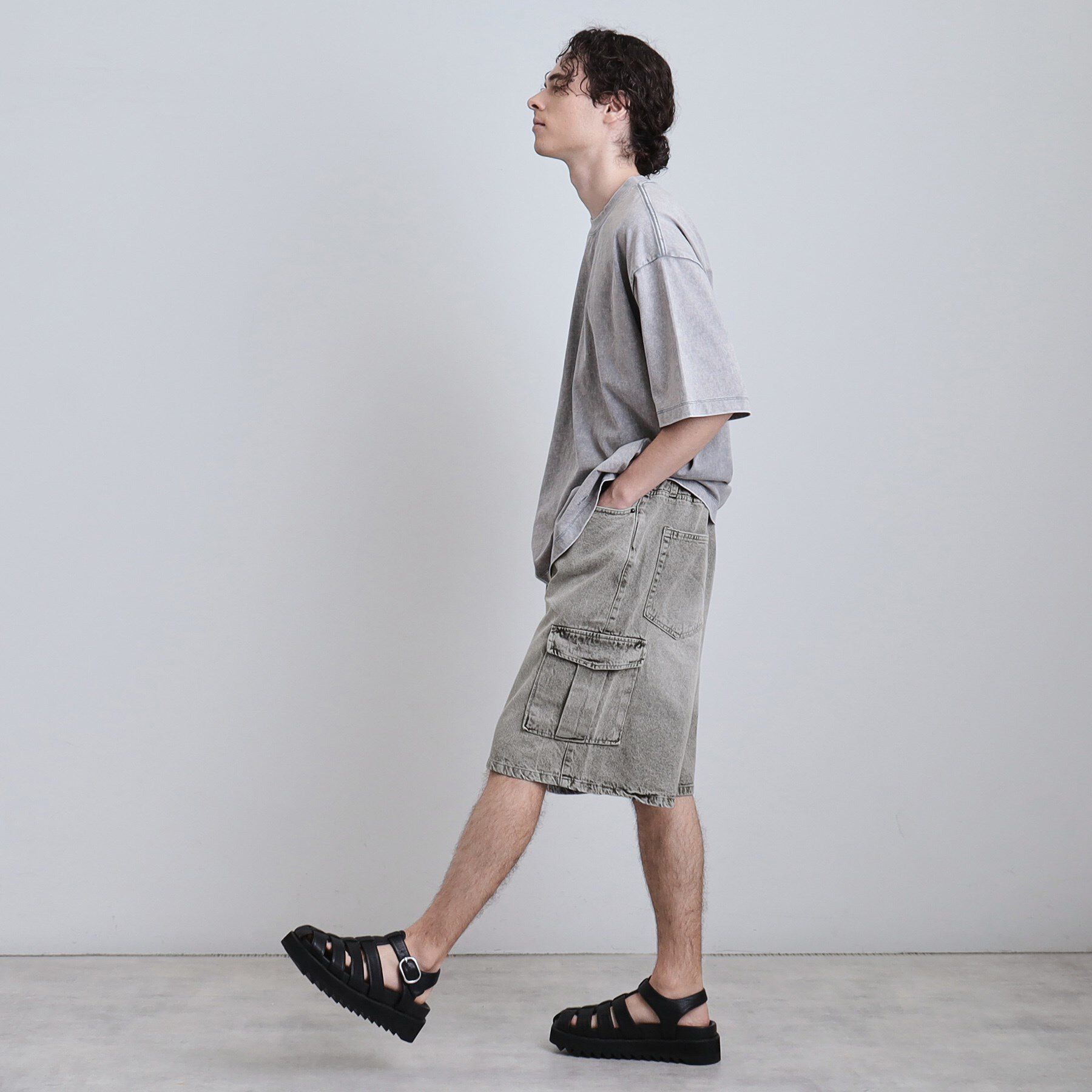 tk.TAKEO KIKUCHI「デニムカーゴショーツ」|その他|