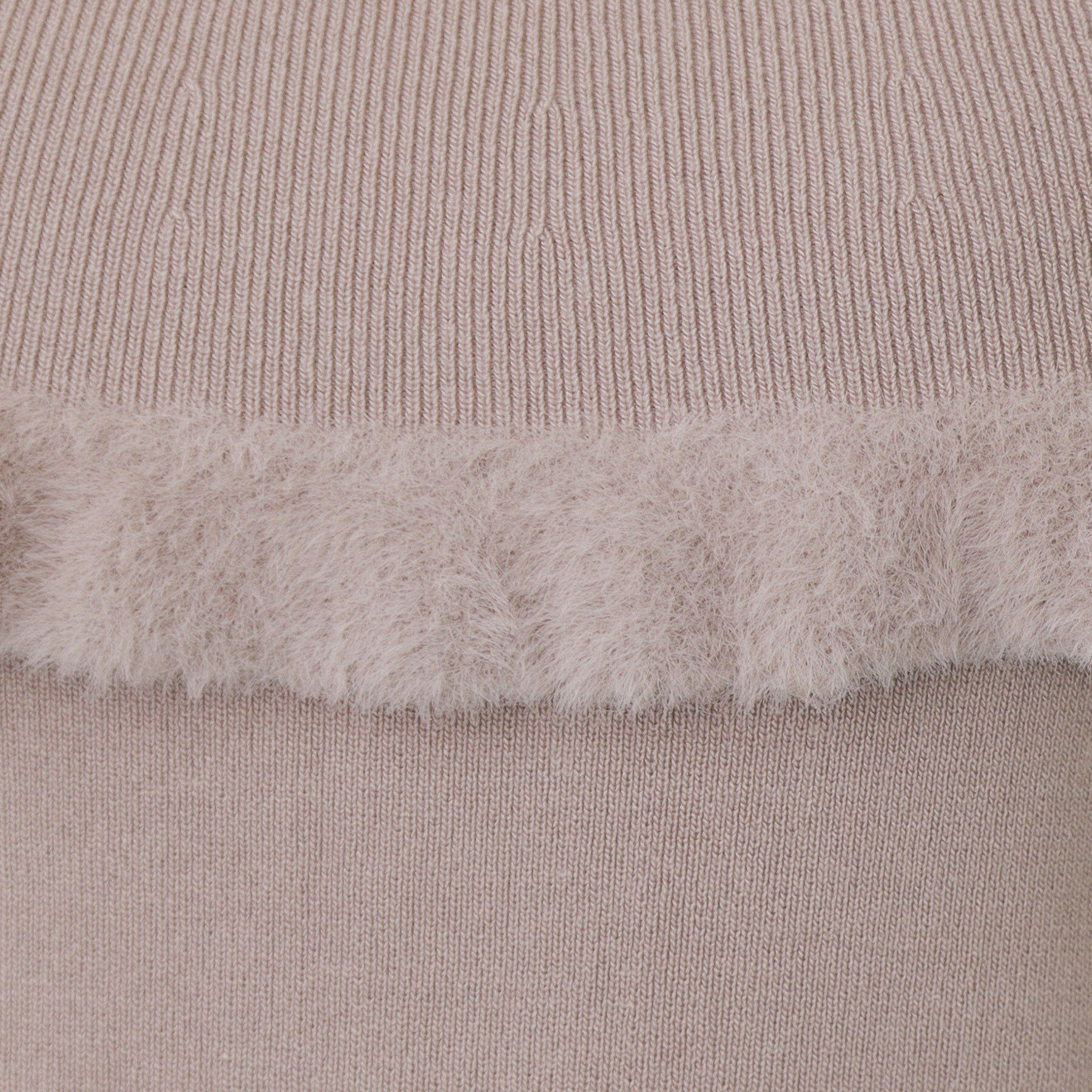 index「ファーフリルケープニット【洗濯機洗い可】」|ニット・セーター|